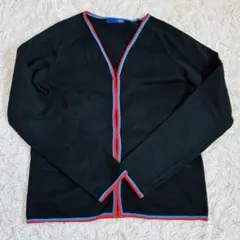 BEAMS カーディガン ブラック ジップアップのサムネイル
