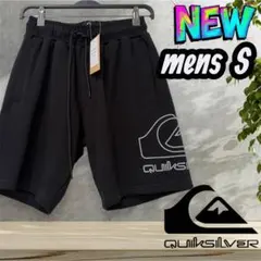 QUIKSILVERクイックシルバー ハーフパンツショーツ ブラックメンズS新品のサムネイル