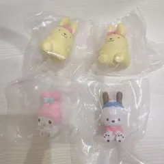 サンリオ なりきりうさぎさんフィギュア　ポムポムプリン　マイメロ　ポチャッコ