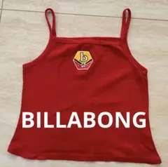 BILLABONG タンクトップ レッド Mサイズ平成ギャルY2Kのサムネイル