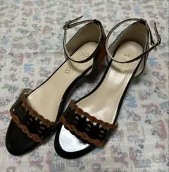 デザインストラップサンダル