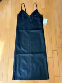 美品⭐︎フリーズマート ビスチェナローキャミワンピース フェイクレザー