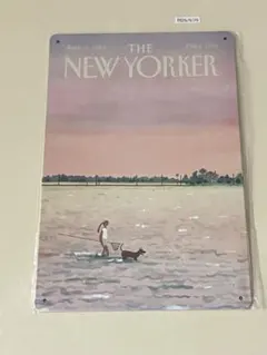 THE NEW YORKER レトロ看板 ブリキ看板