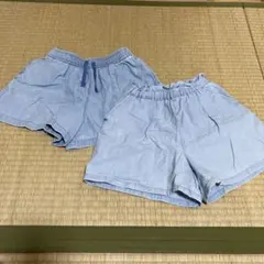 ユニクロ　キッズ　ハーフパンツ　短パン　120 ２枚セット