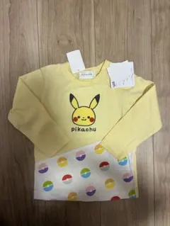 モンポケ　ピカチュウ　長袖Tシャツ　90 新品