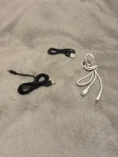 まとめ売り‼️ USBケーブル 3本セット（黒2本、白1本）