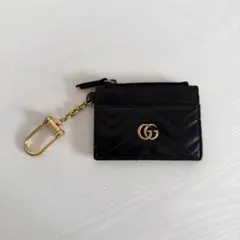 ☆*☆様 GUCCI シマ ブラックレザーキーケース 447964 2091 - メルカリ
