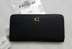 【オープン価格】新品COACH ラウンドジップレザー 長財布 アウトレット