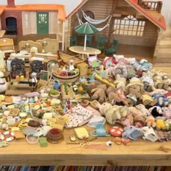 シルバニアファミリー　家、小物、人形　大量　まとめ売り