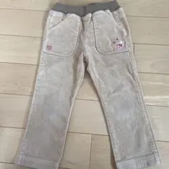 familiar コーデュロイ ベージュパンツ 100