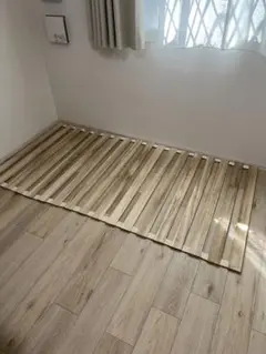 アイリスプラザ ベッド マット すのこマット 折りたたみ ロール式 シングル