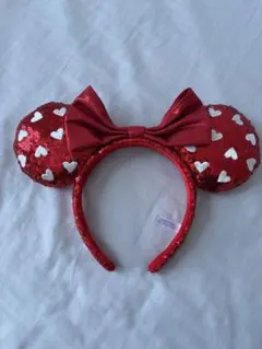 ミニーのスパンコールカチューシャ