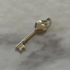 希少⭐️Tiffany ダイヤモンド ハートキー ネックレス シルバー 鍵 