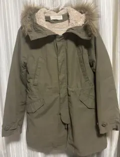 chocolat tartine オリーブグリーン モッズコート 2way