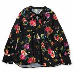 着用浅 美品】ANAYI アナイ ボタニカルフラワー プルオーバー 38 