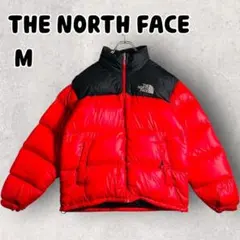 ノースフェイス ダウンジャケット 700フィル ヌプシ レッド M 71