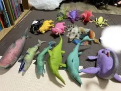 恐竜 海洋生物 フィギュア まとめ売り　アンドコのサムネイル