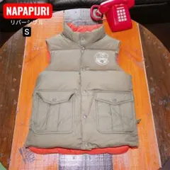 美品 パーリーゲイツ ダウン ベスト オレンジ リブ ワッペン - メルカリ