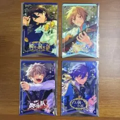 あんスタ　中国　緋夢旗型クリアカード　朔間零　羽風薫　大神晃牙　乙狩アドニス