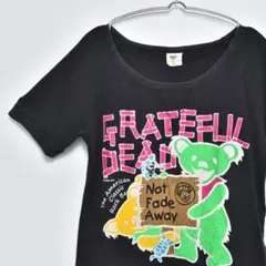 GRATEFUL DEAD Tシャツ M 黒 リンガー バンTのサムネイル