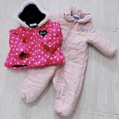 ２点おまとめ　 女の子 子供服 キッズ ピンク ベビー　バービー　フタフタ