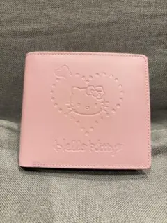 2006年 ハローキティ Hello Kitty 二つ折り財布 ピンク 当時物のサムネイル