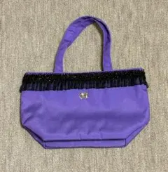 ANNA SUI パープル トートバッグ