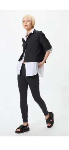 ユニクロウルトラストレッチレギンスパンツデニム