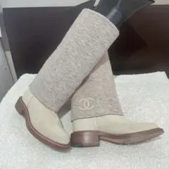2025年最新】CHANEL カラー：ベージュ系 ロングブーツの人気アイテム