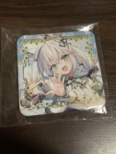 ホロライブ 白上フブキ スクエア缶バッジ
