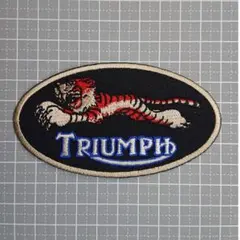 ② トライアンフ タイガー アイロンワッペン