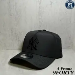 【海外限定】 ヤンキース 9FORTY トリプルブラック キャップ ②