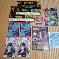 カグラバチ　2026カレンダー2冊、ポストカードジャンプギガ付録ハイキュー➁