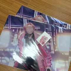 STPR めておら　みかさくん　クリアポスター　シールセット