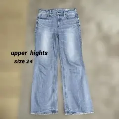 upper hights ストレートデニム size24