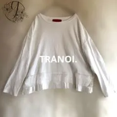 【美品】TRANOI トラノイ　異素材切替 [ホワイト] 412のサムネイル