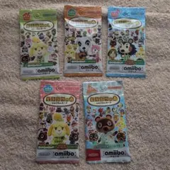 どうぶつの森 amiiboカード 5パックセット