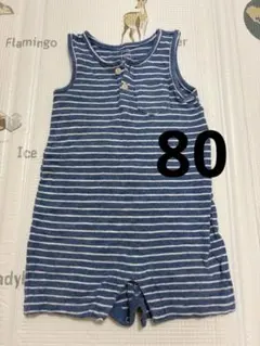 babyGAPノースリーブロンパース80