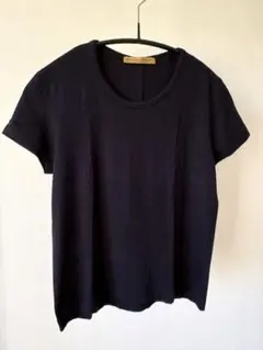DONNA KARAN ダナキャラン　半袖 Tシャツ ネイビーのサムネイル