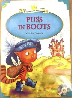 CD가 있는 영어 그림책 Puss in Boots 긴 구츠를 입은 고양이 양서 다독 교재