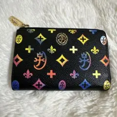 定価2万5300円 CASTELBAJAC 二つ折り財布 マルチカラー ロゴのサムネイル