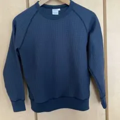 ノースフェイス　ロングスリーブウォームワッフルクルー　ネイビー　S