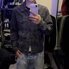 old gap corduroy tracker jacke black