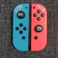 【美品】初代Switch Joy-Con ネオンレッド・ブルー ジョイコン