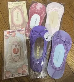 フットカバーソックス 6セット