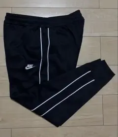メンズ NIKE　ジャージージョガーパンツサイドライン　L 黒