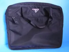 美品　プラダ　ブリーフケース　PCケース　ナイロン　三角ロゴプレート　PRADA