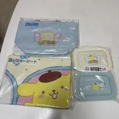 サンリオ当たりくじ保冷バッグ シナモロールレジャーシート 保存容器セットのサムネイル