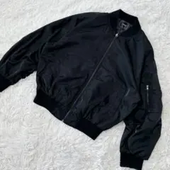 【c4575】L'espoir ジャケット　ブルゾン　ブラック