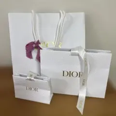 Dior ショップ袋セット ホワイト